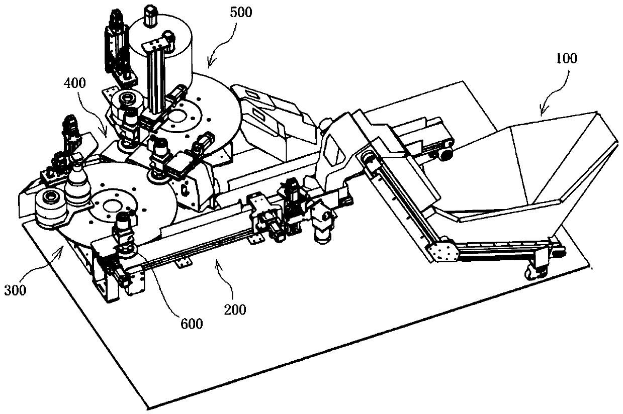 Comprehensive detection device for parts in large amount