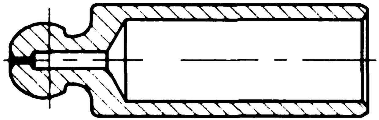 A plunger for a hydraulic pump that reduces flow pulsation