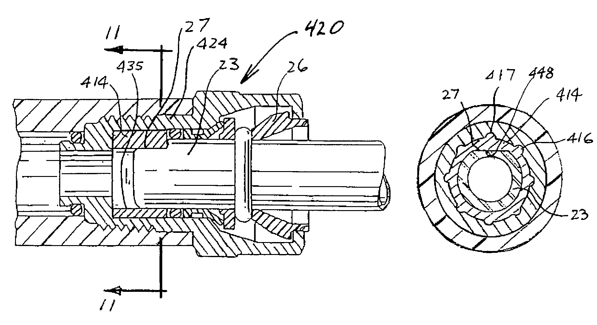 Anti-rotation quick connector