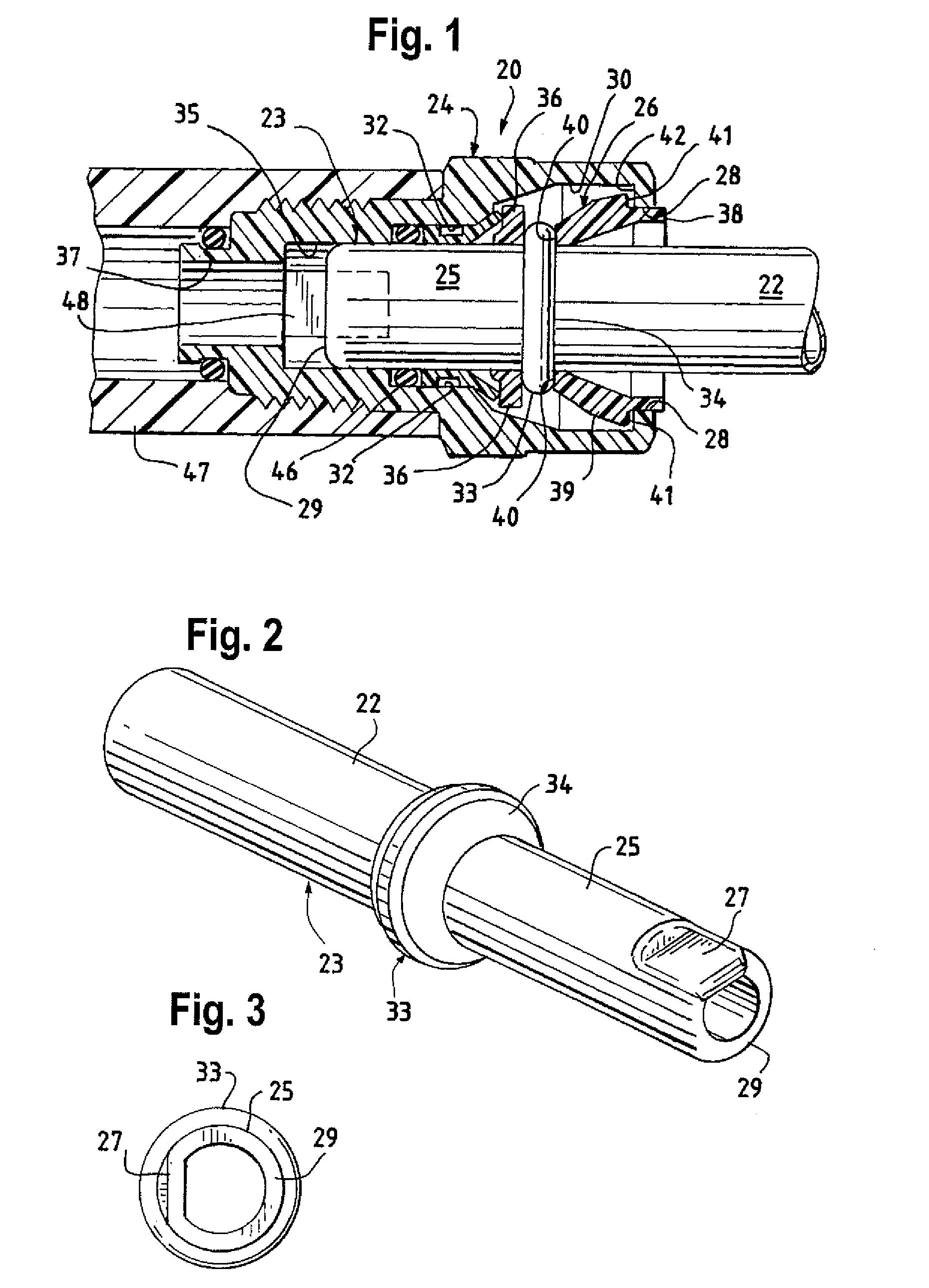 Anti-rotation quick connector