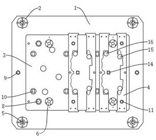 Automatic sand core taking and repairing mechanism