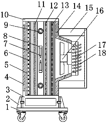 Low-noise air purification device convenient to install