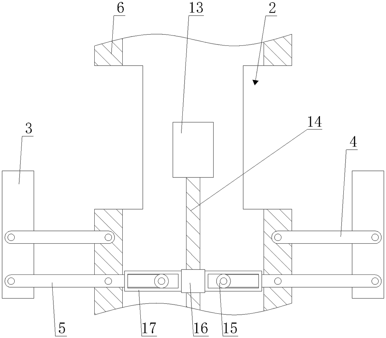 Communication iron tower with windproof function based on Internet of Things