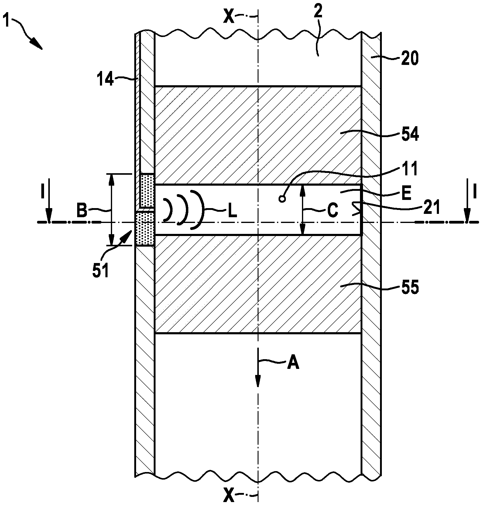 Tubular bag machine for filling a product