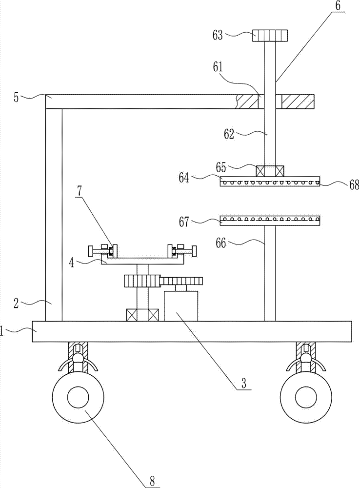 Automatic winding device for well cable for electric power engineering construction