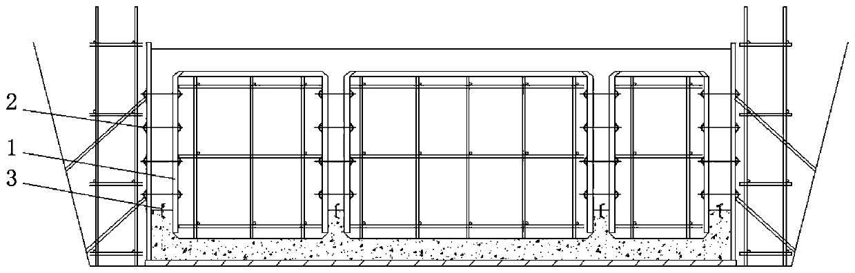 Pipe gallery formwork installation and construction technology