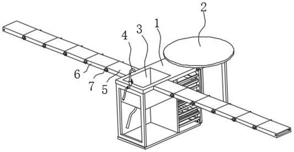 Experiment table for chemistry teaching