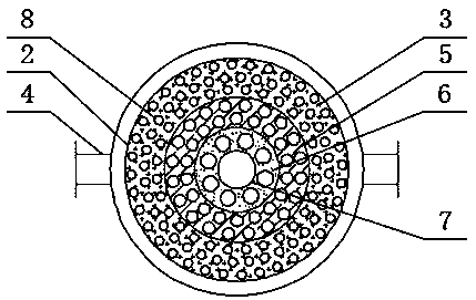 Catalytic reactor suitable for strong exothermic volume reduction