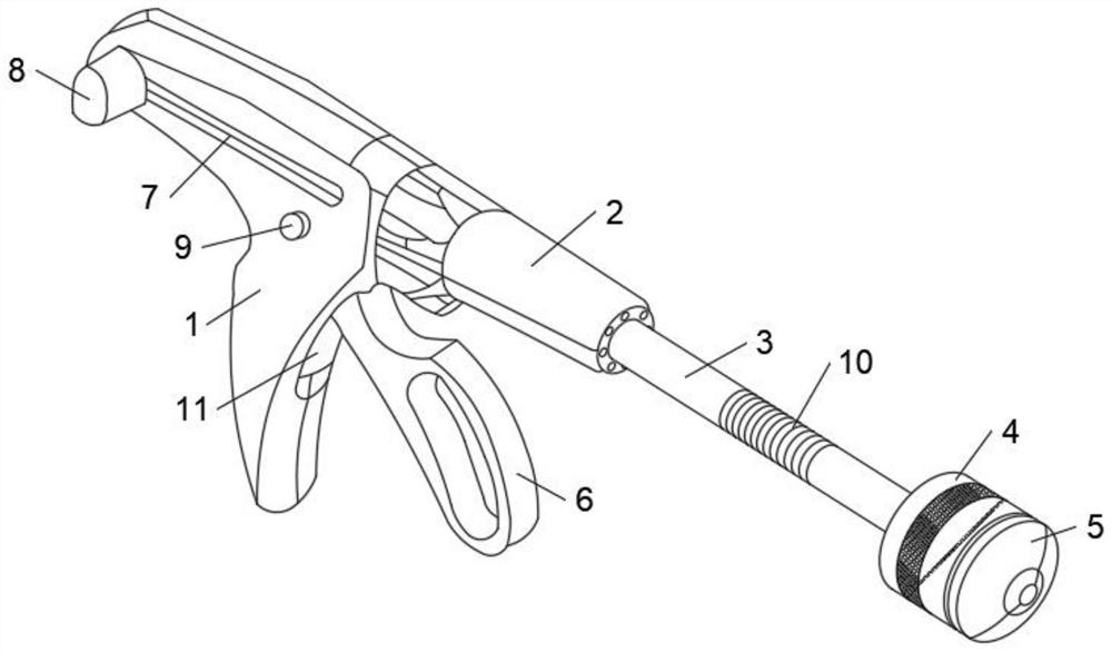 Anastomat with adjustable bending angle of bending mechanism