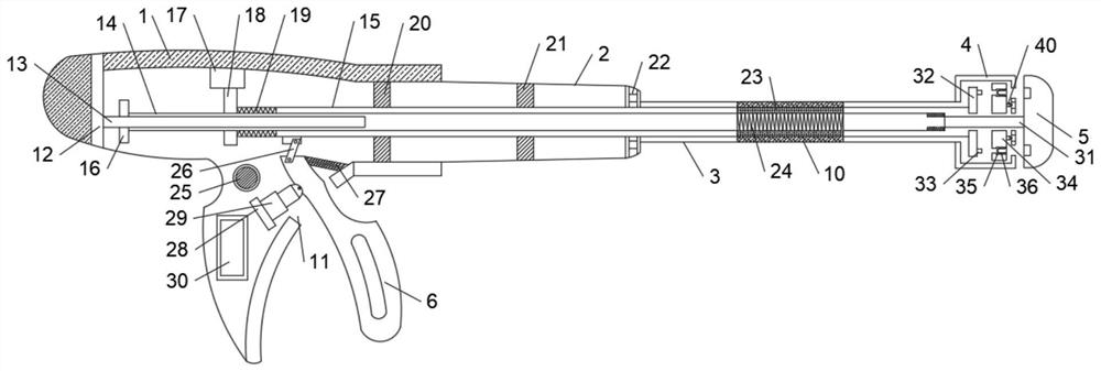 Anastomat with adjustable bending angle of bending mechanism