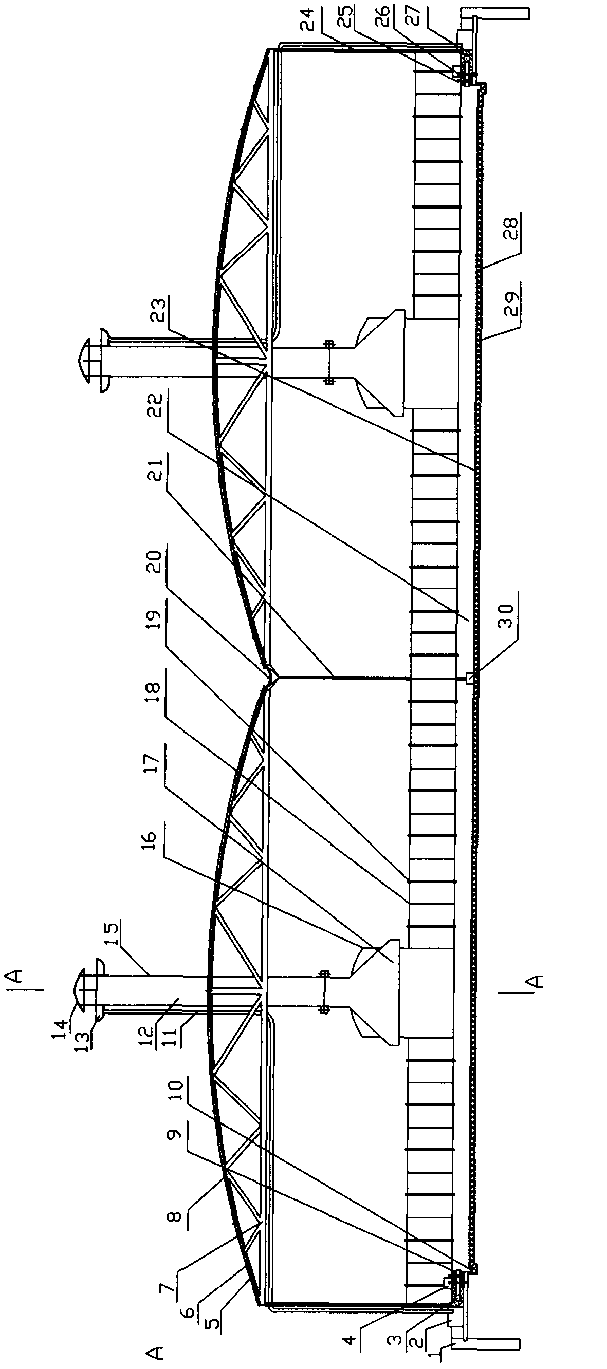 Brine crystallizing salt-manufacturing apparatus