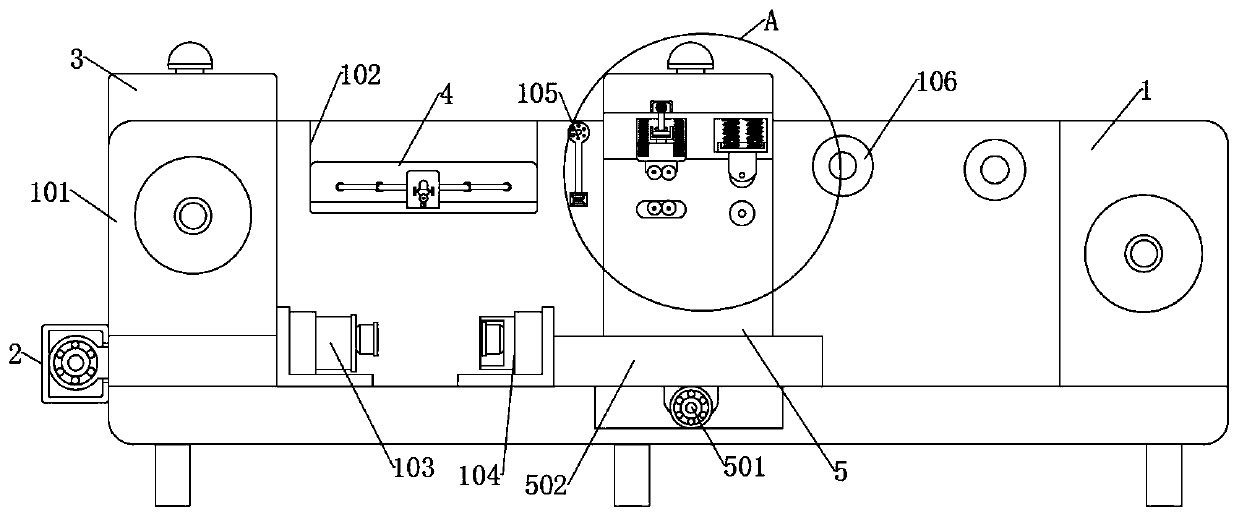 Automatic deviation rectifying and alarming device for automatic paper receiving machine