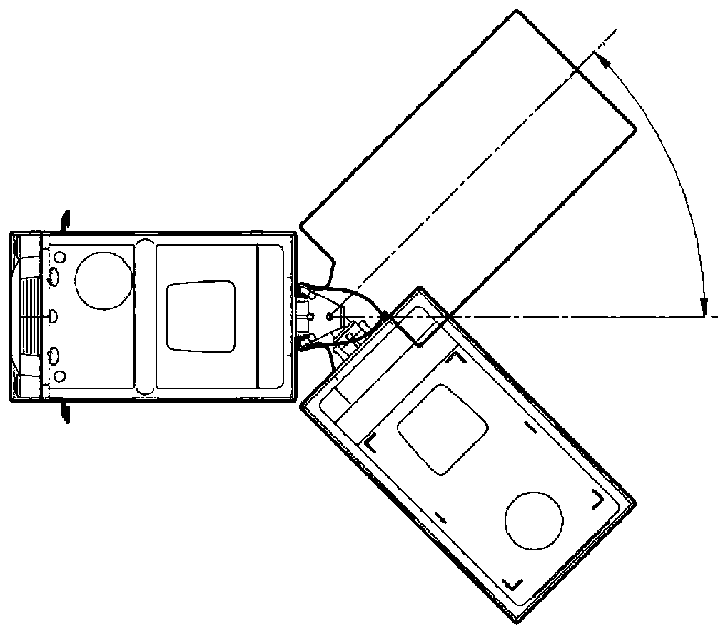 A tracked all-terrain vehicle articulated steering device