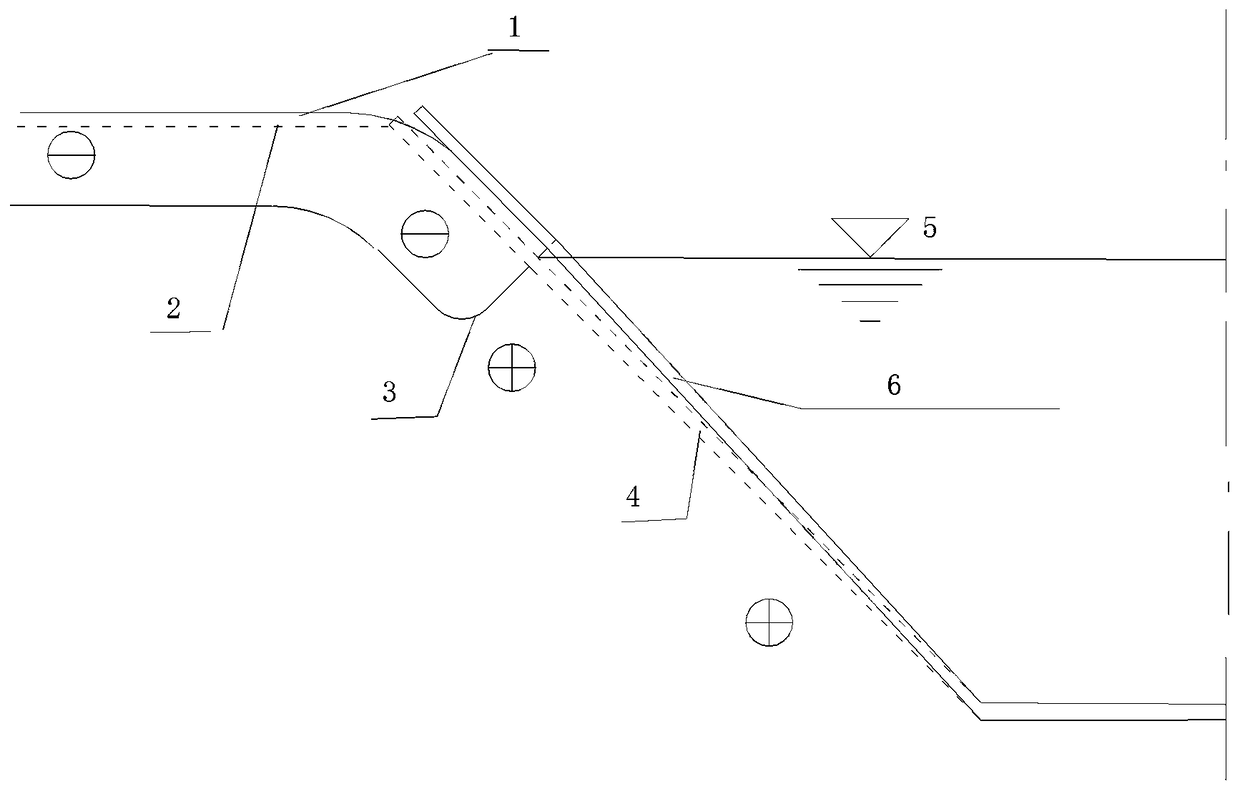 Frost-heave damage checking method for concrete lining layer of water delivery channel slope in winter