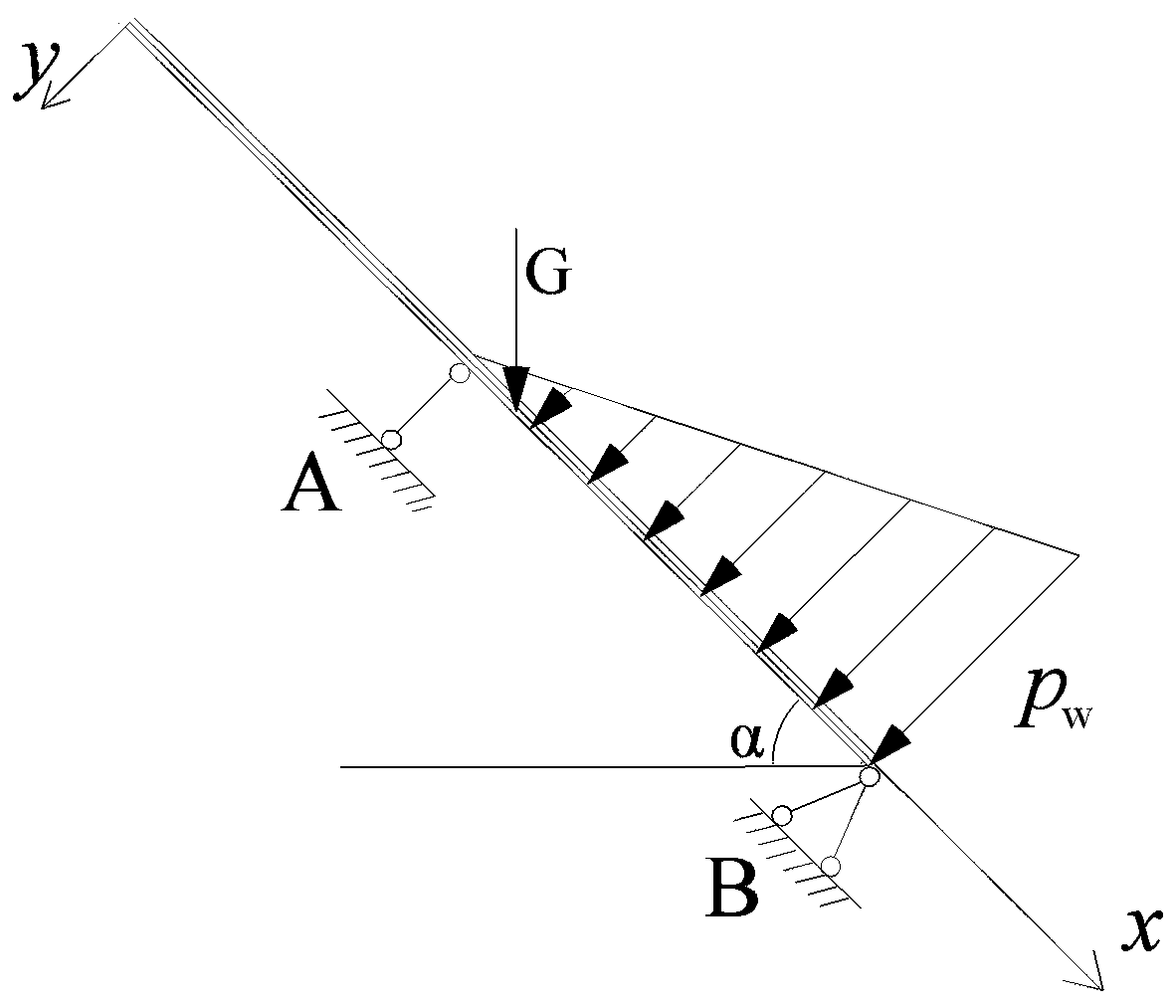 Frost-heave damage checking method for concrete lining layer of water delivery channel slope in winter