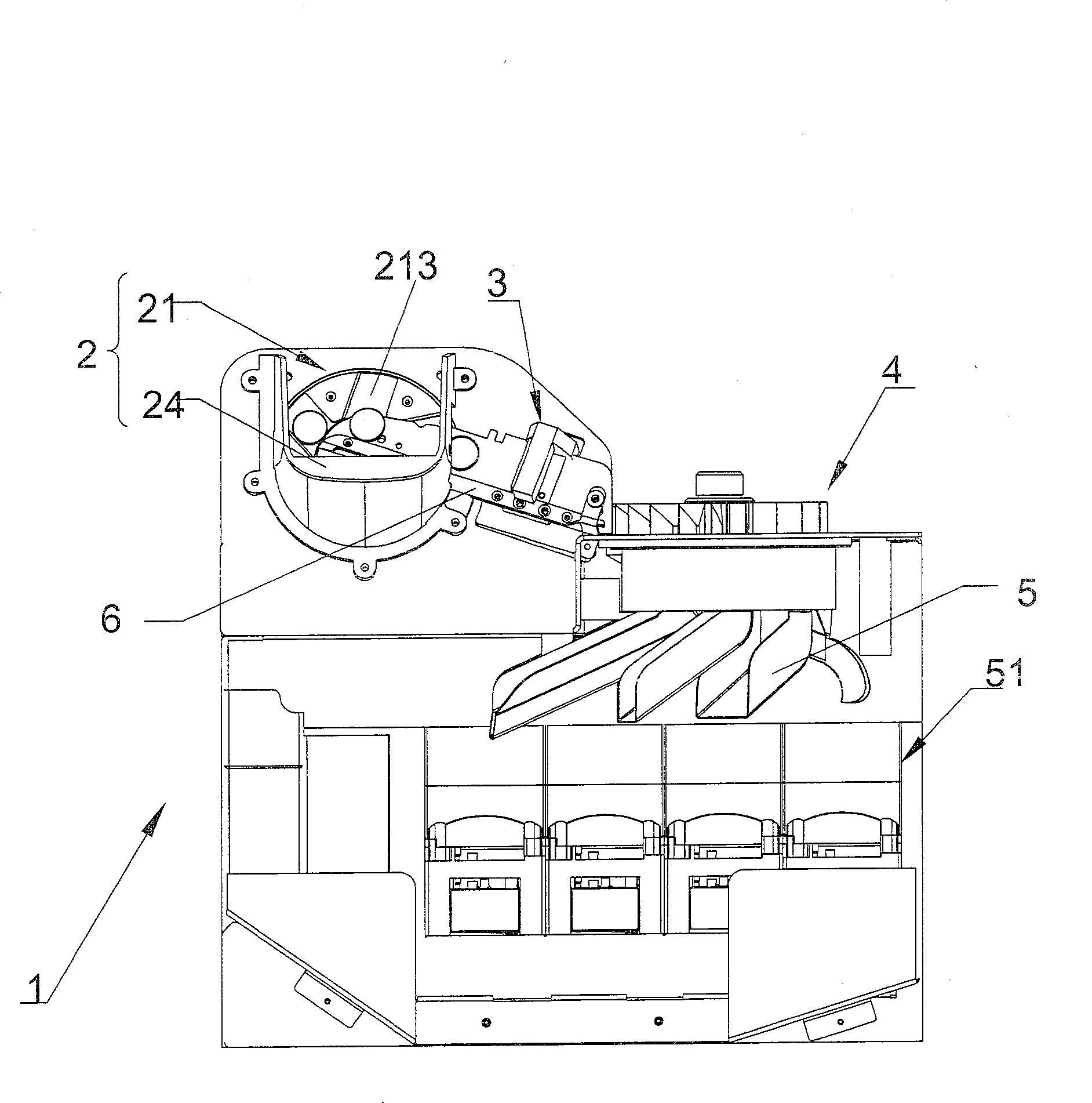 Coin sorting device