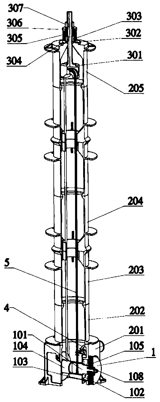 A large load-bearing hot knife type compression release device