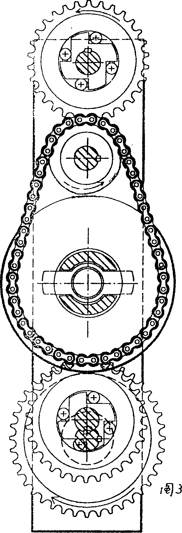 Mechanical intermeshing driven stepless gear