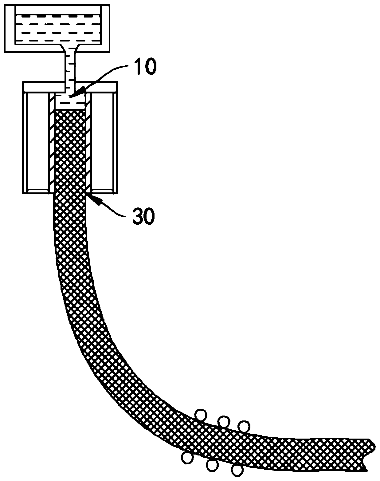 Method for promoting crystal growth of casting blank in crystallizer and crystallizer thereof