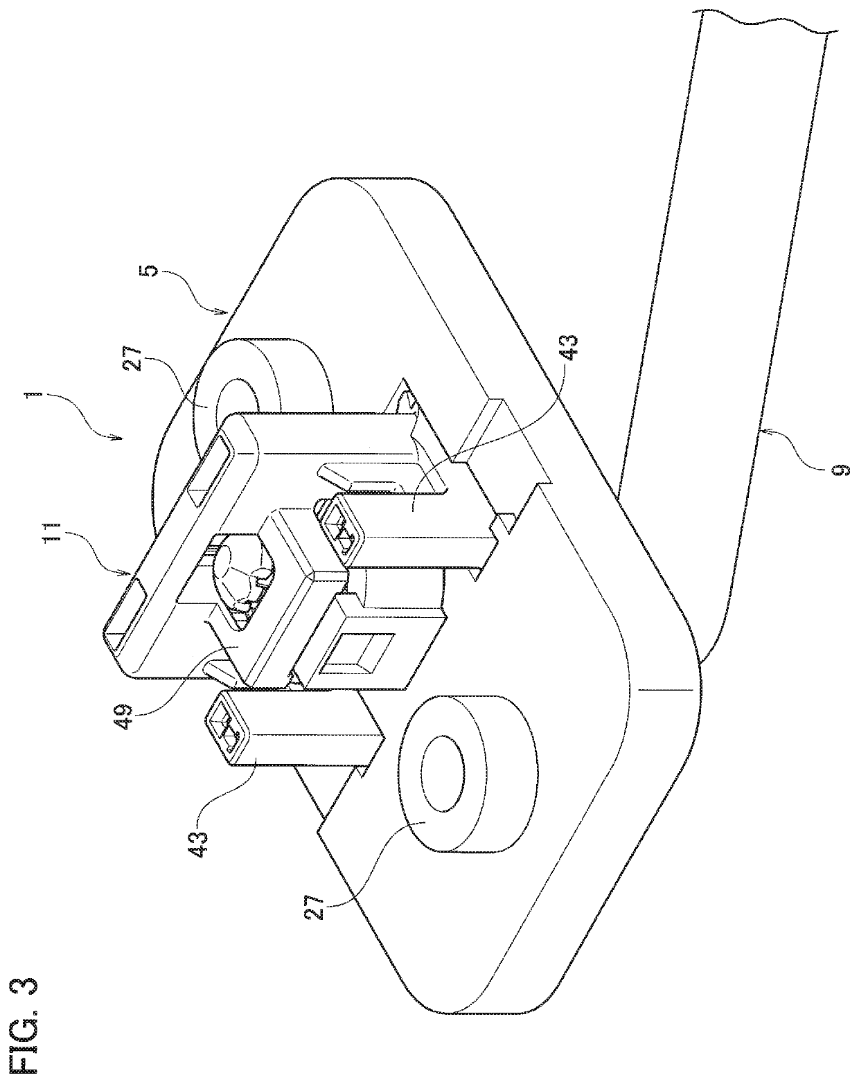 Connector for sun visor