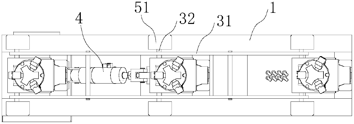 Spinning cake clamp