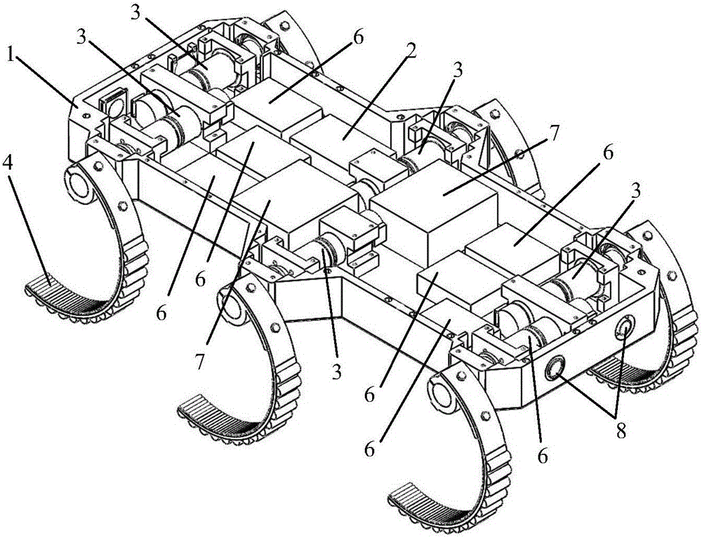 Novel hexapod bionic robot