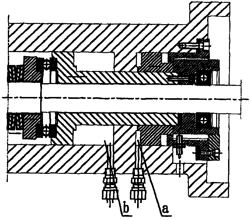 Numerical control gate boring-milling machine high-speed main spindle clamp tool resetting mechanism