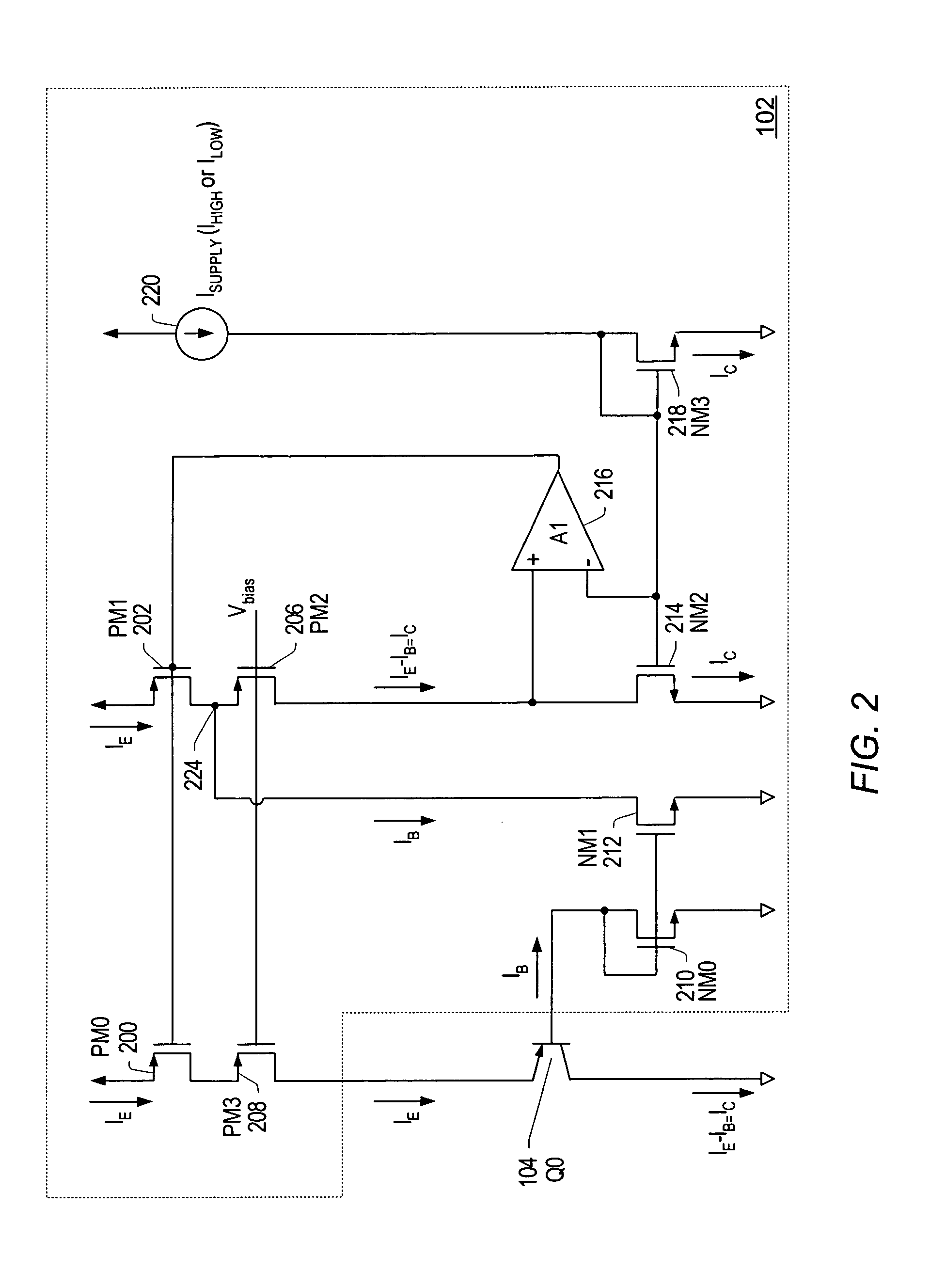 Accurate temperature measurement method for low beta transistors