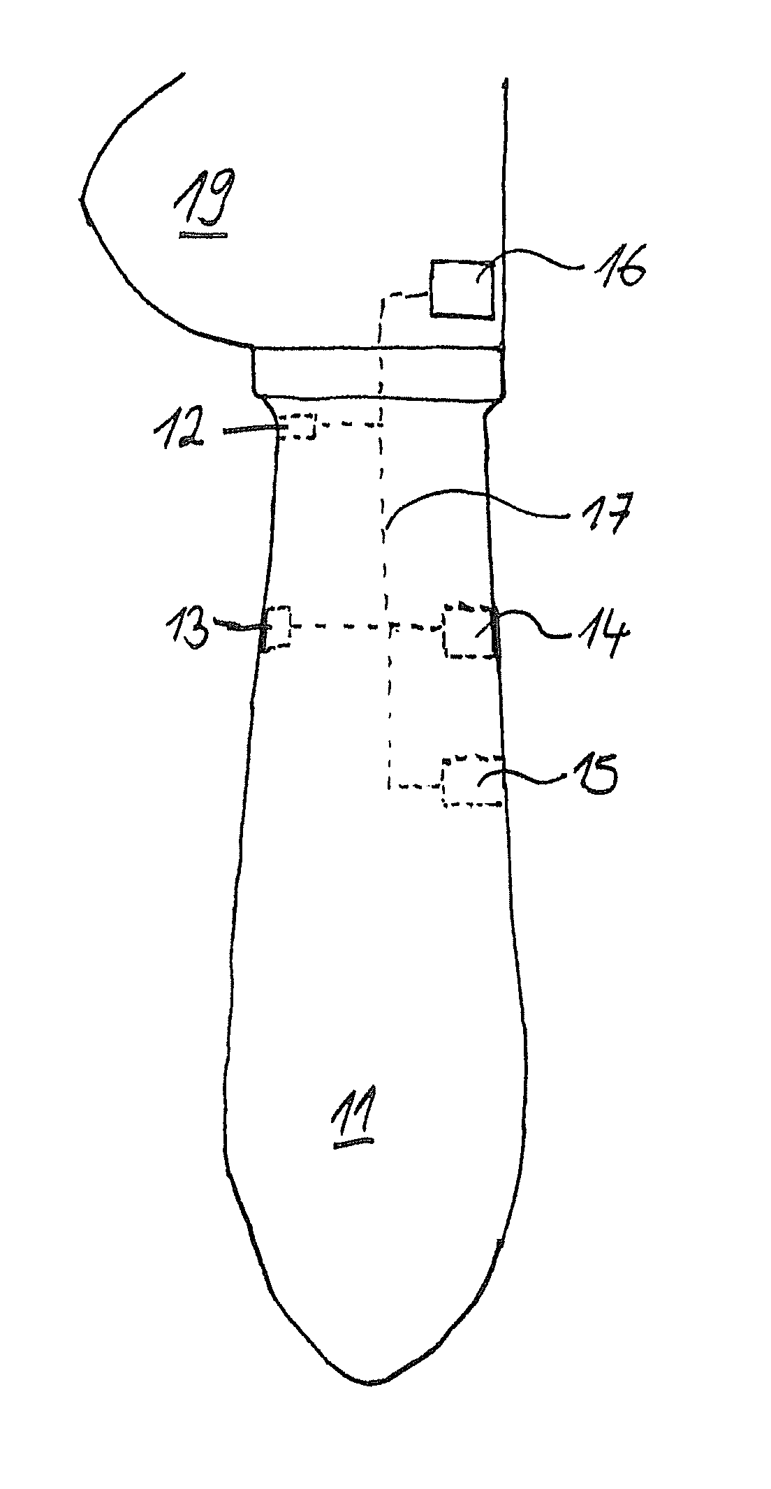 Method for oscillation measurment on rotor blades or wind power installations