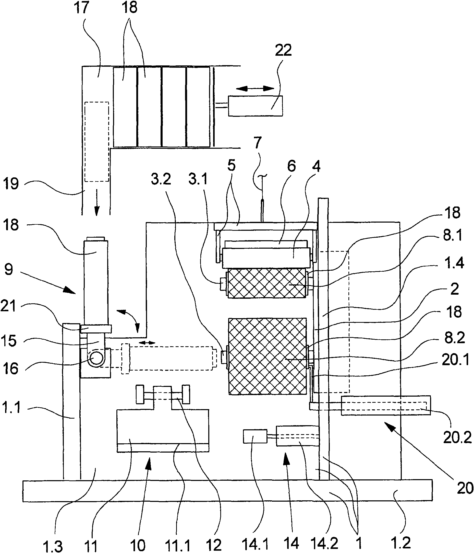 Apparatus for winding up a thread