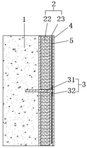 Wall structure and wall construction method