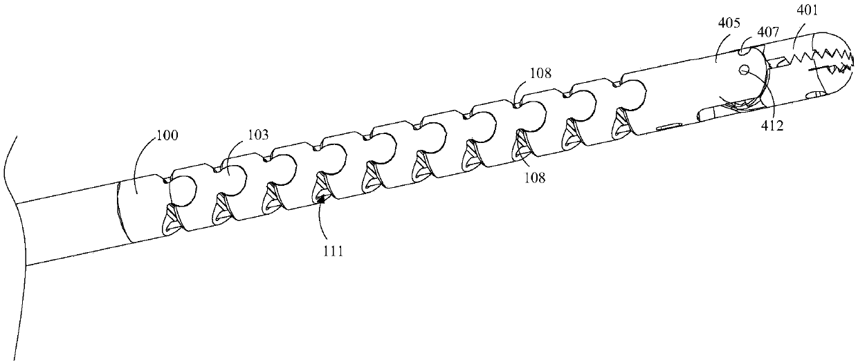 Endoscope surgery instrument and neck bending structure thereof