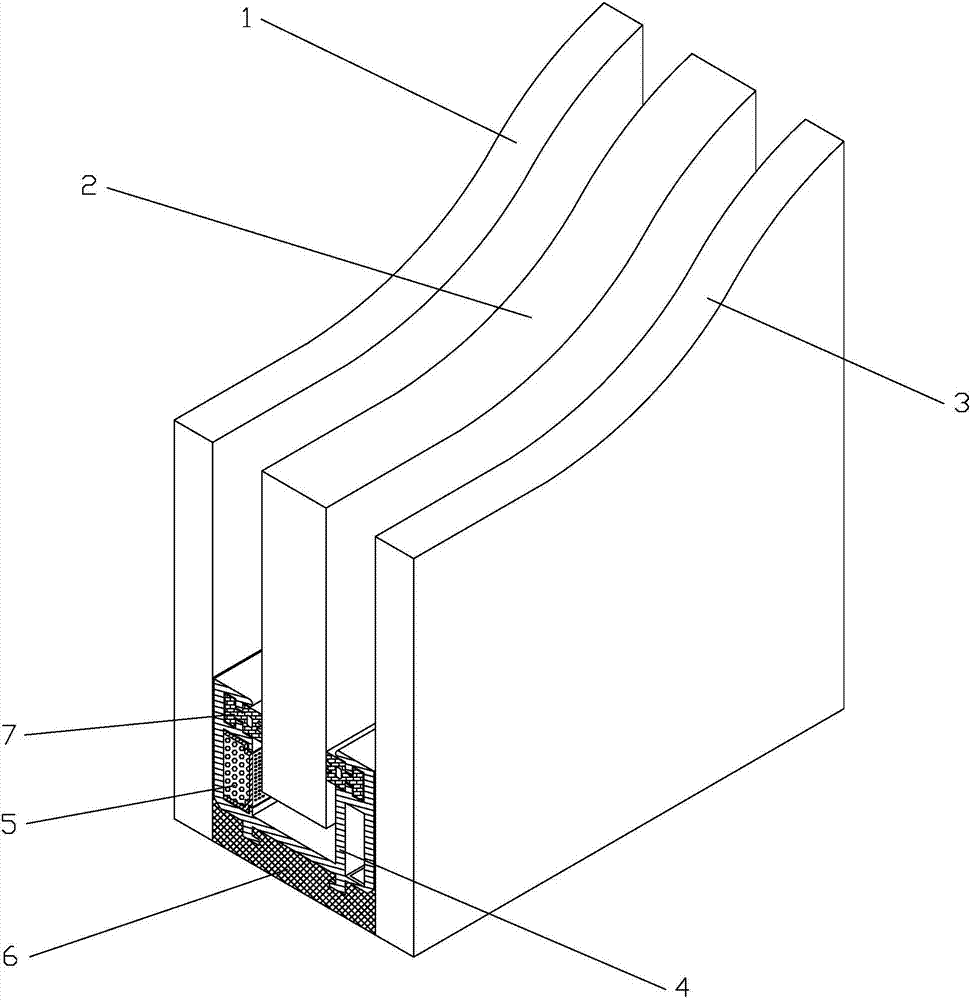 Bulletproof, anti-theft and energy-saving composite glass