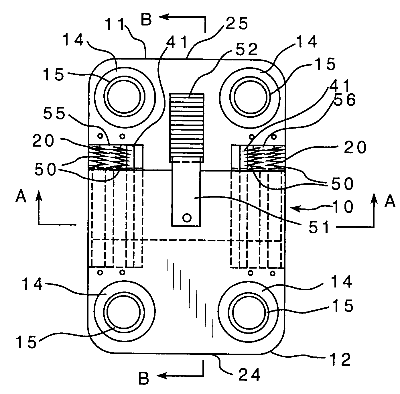 Cervical compression plate assembly