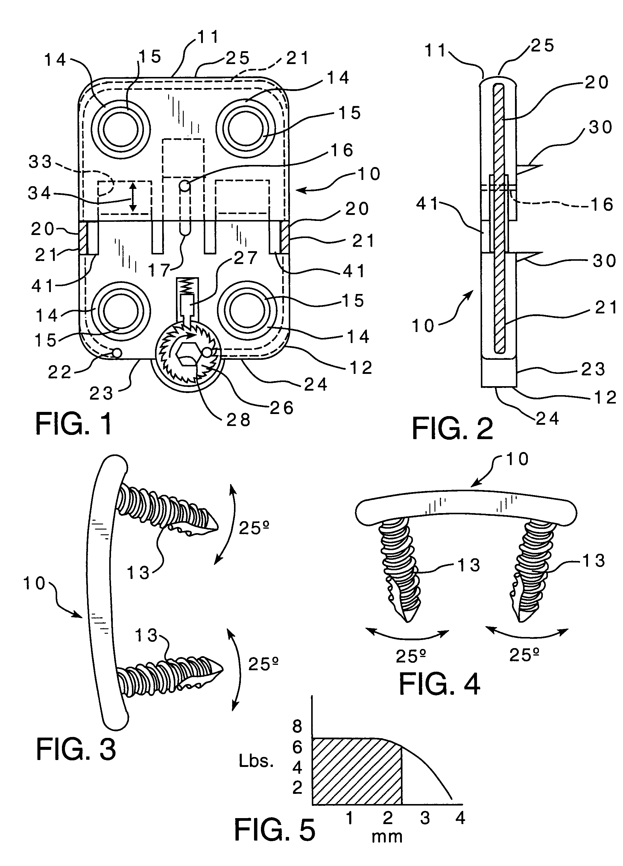 Cervical compression plate assembly