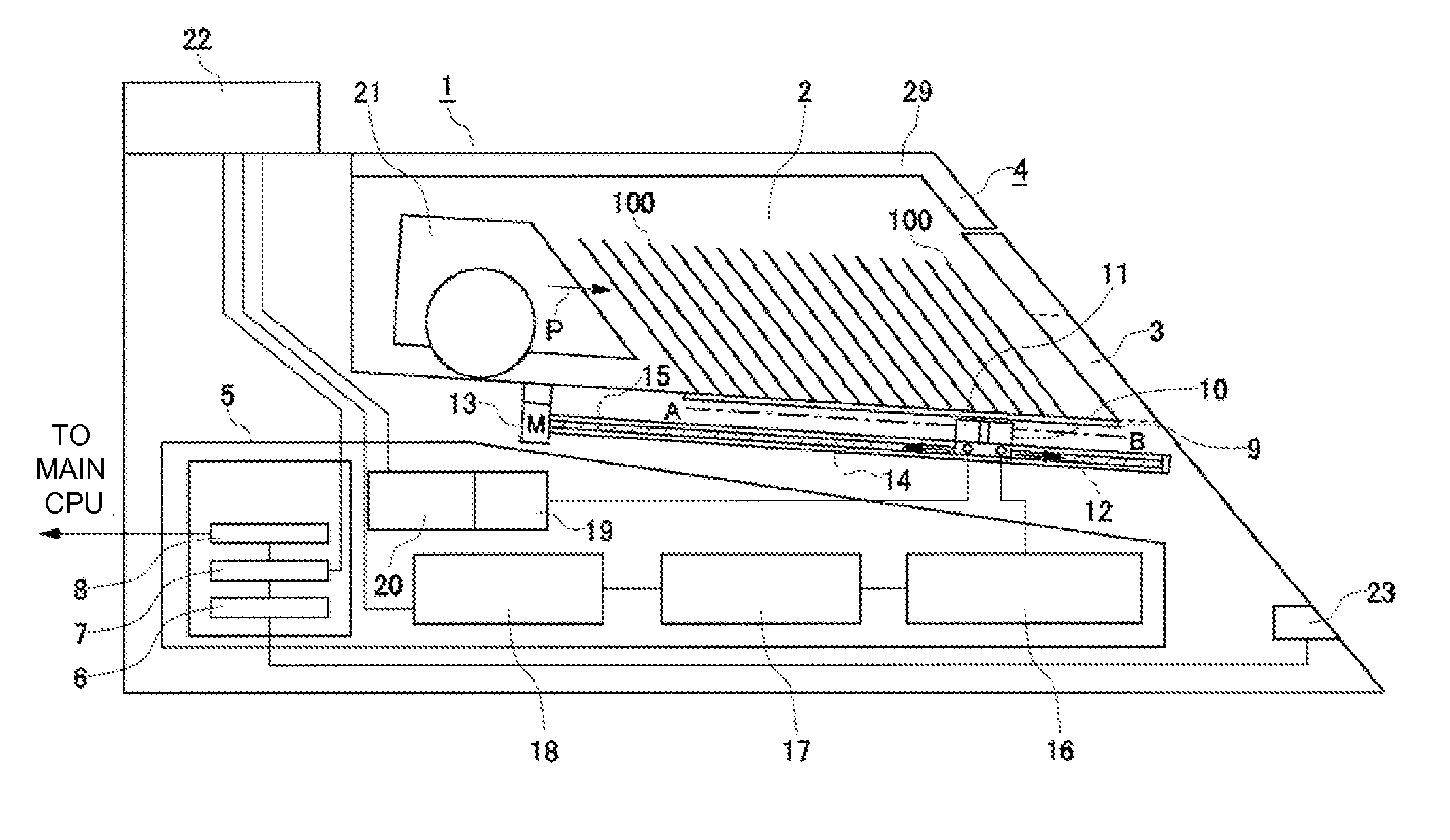 Card reading apparatus and table game system