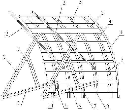 Hydraulic radial steel gate constrained damping layer vibration reduction design method