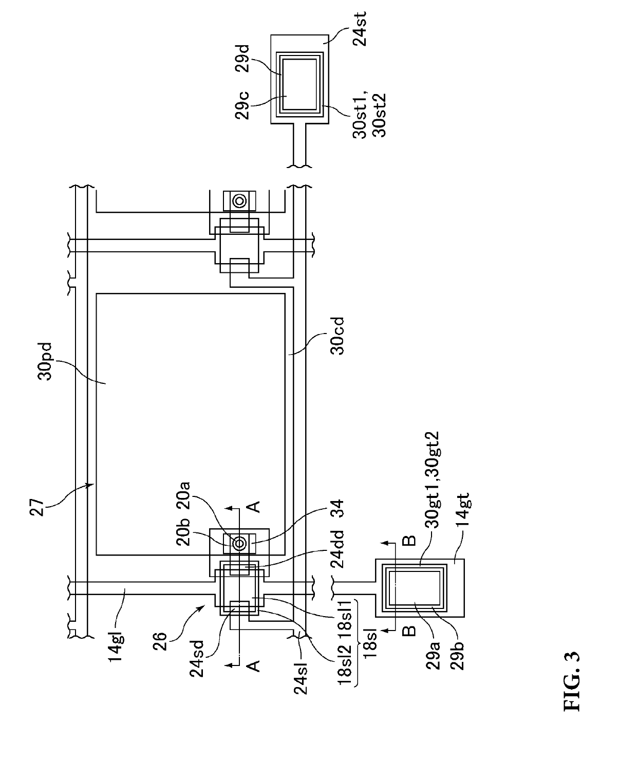 Thin film transistor substrate, liquid crystal display device including same, and method for producing thin film transistor substrate