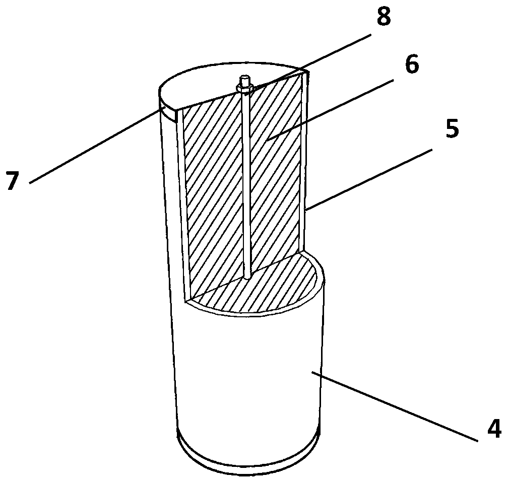 Cross-shaped composite wall with external thermal insulation and lead pipe-coarse sand energy-dissipating and shock-absorbing keys and its method