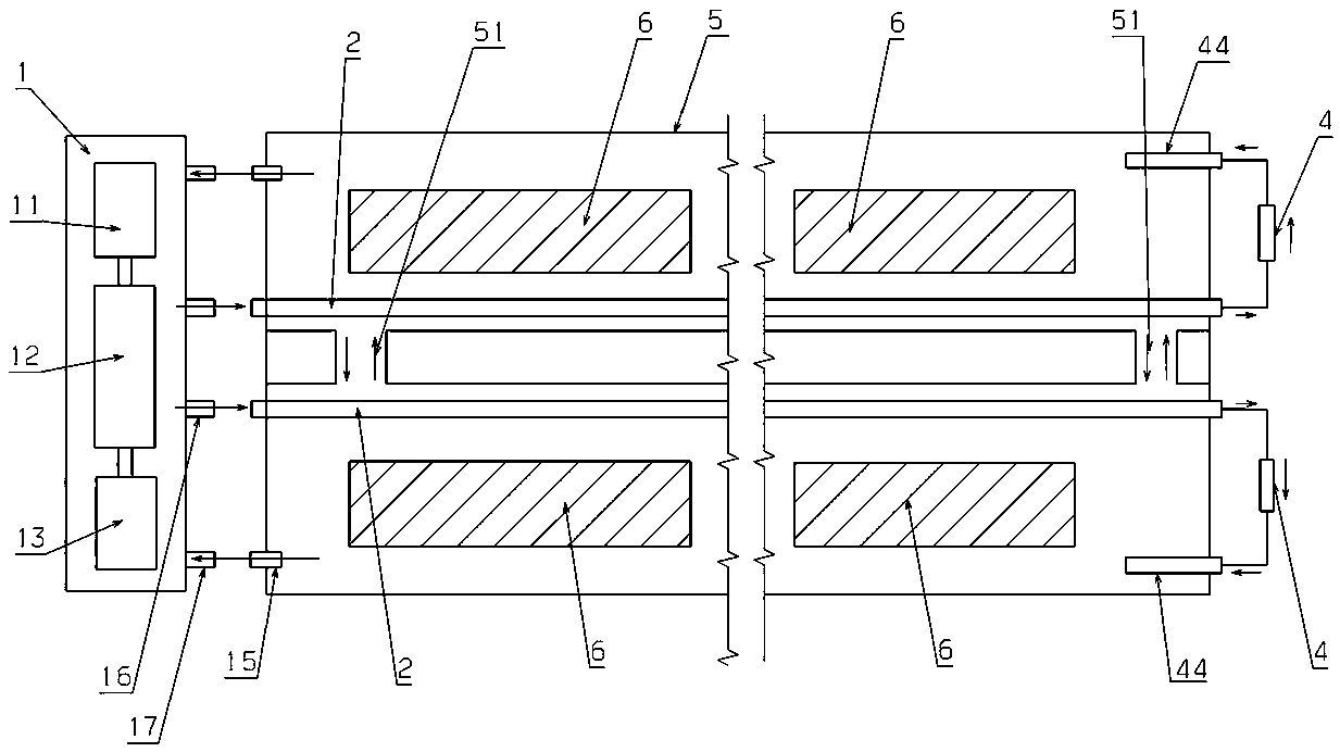 Oil path system used for double-needle-bar warp knitting machine