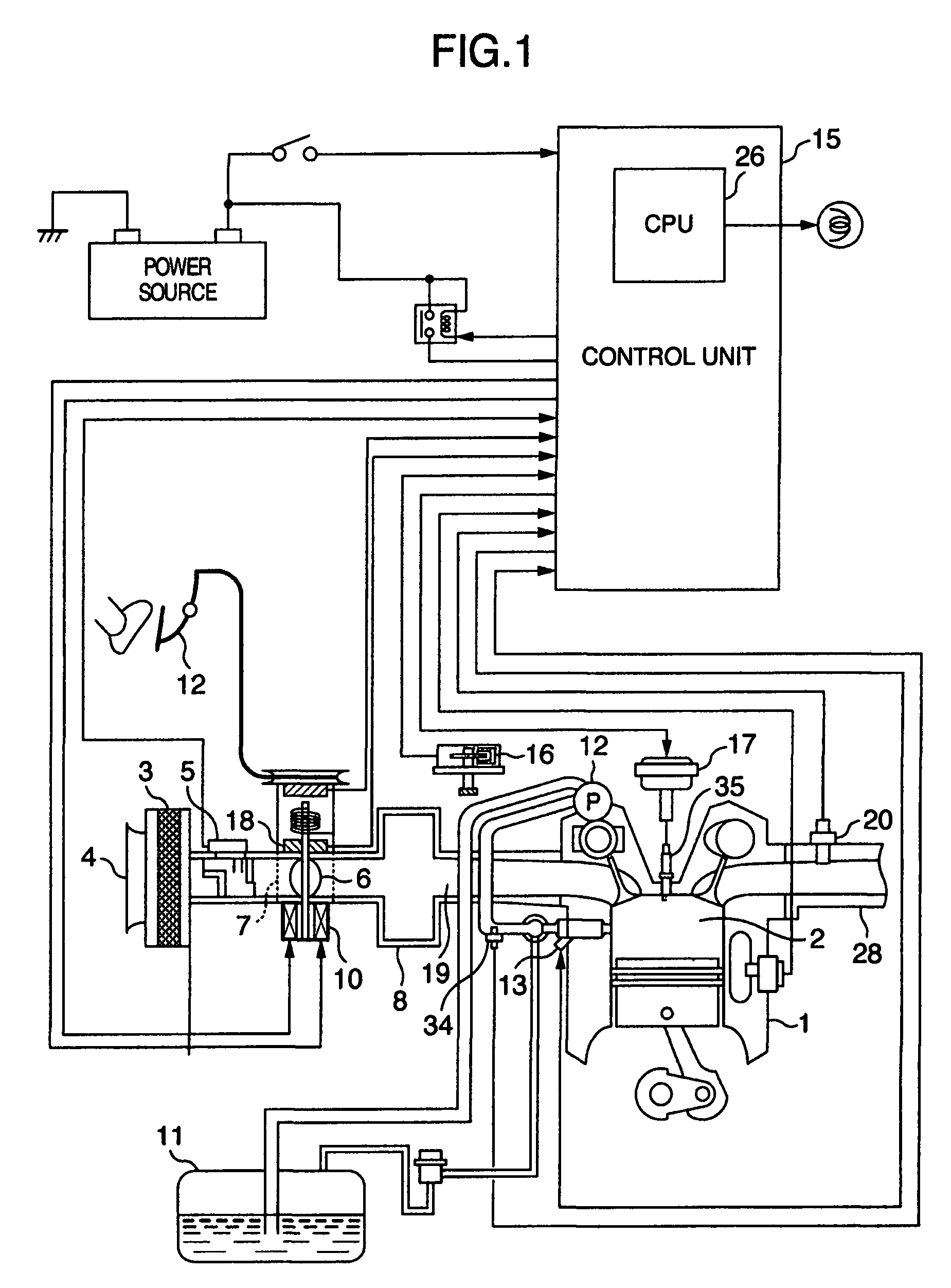 Control apparatus for direct injection type internal combustion engine