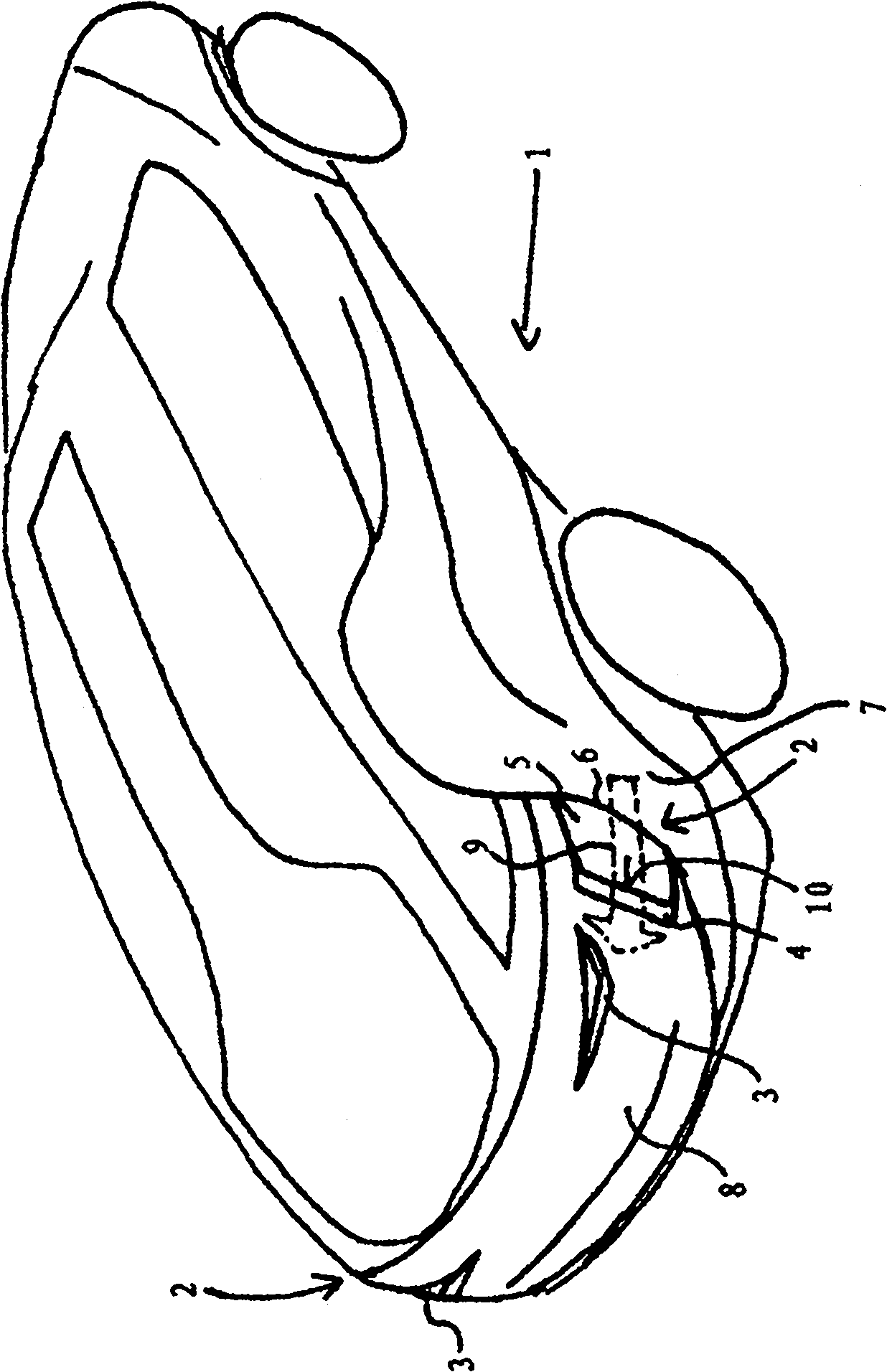 Vehicle with one flow influencing element and method for influencing an aerodynamic drag of a vehicle