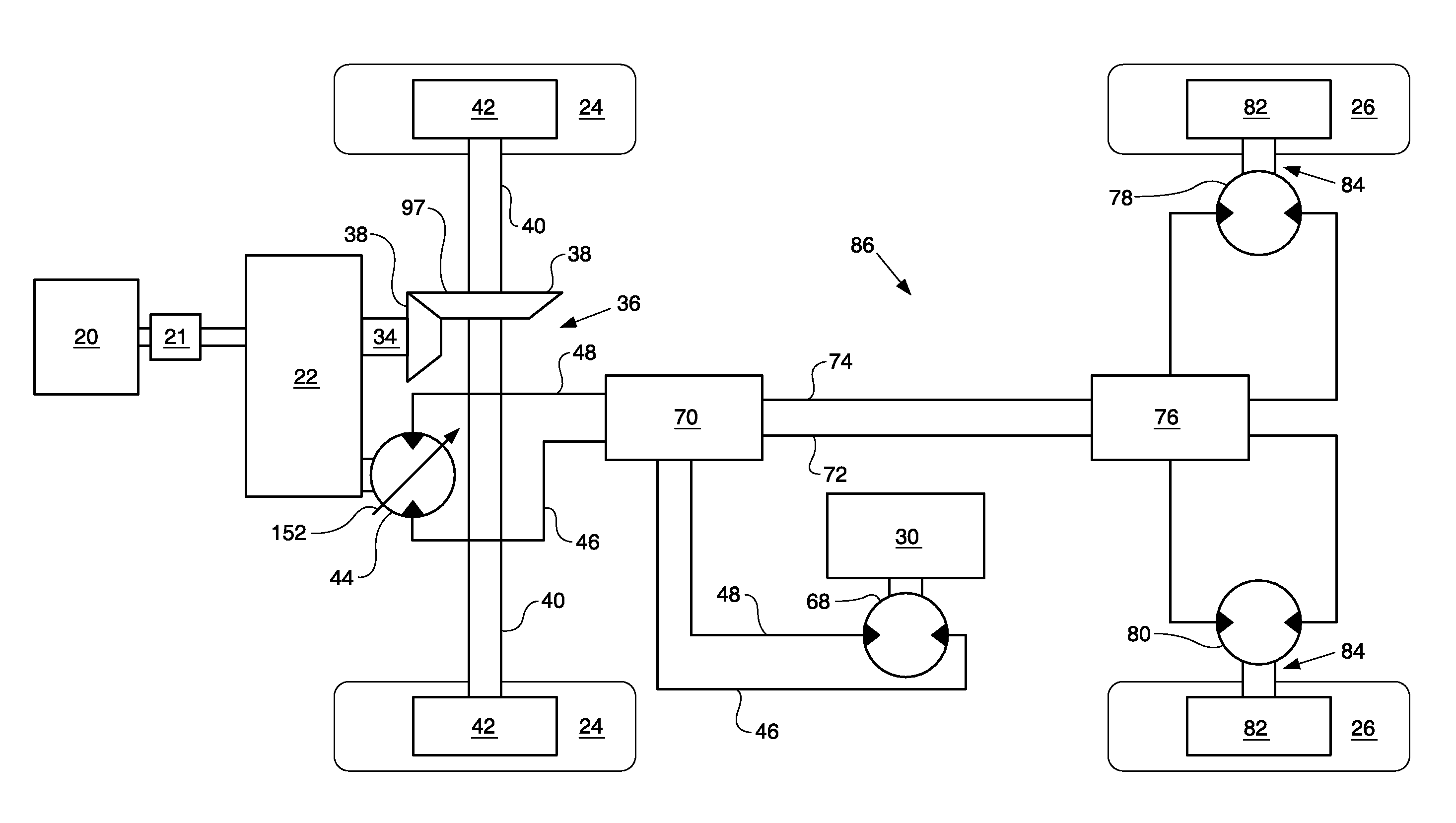 Wheel tractor scraper rear wheel drive assist and method of operation