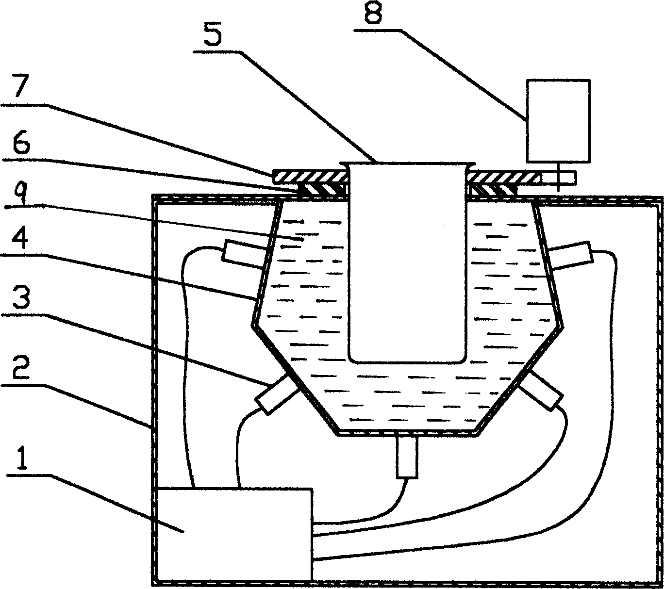 Supersonic technological method and apparatus for preparing nano material