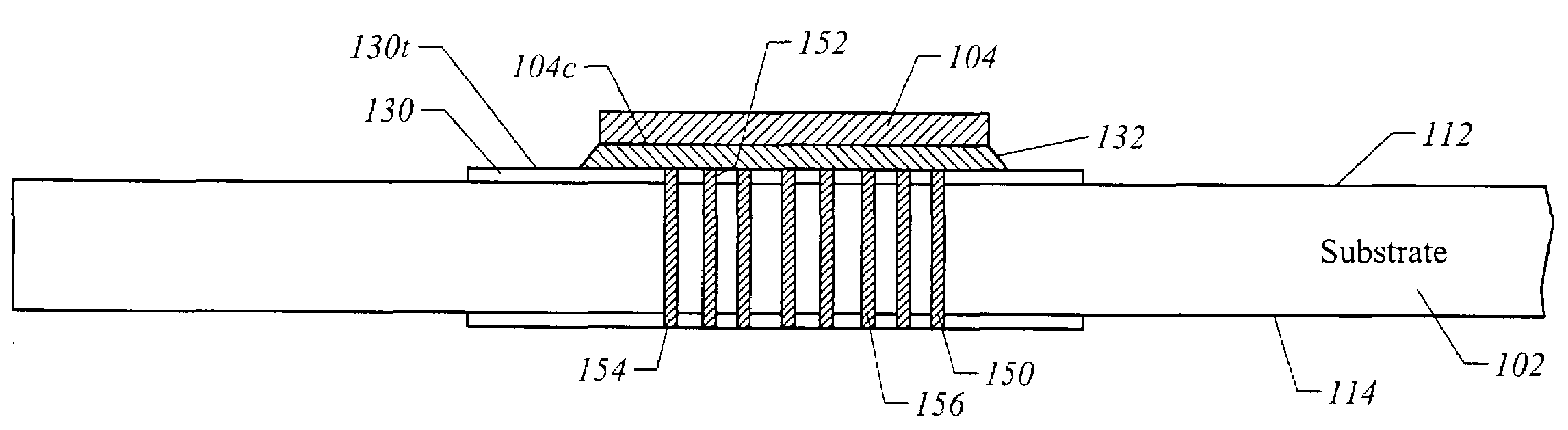 DC-DC converter implemented in a land grid array package