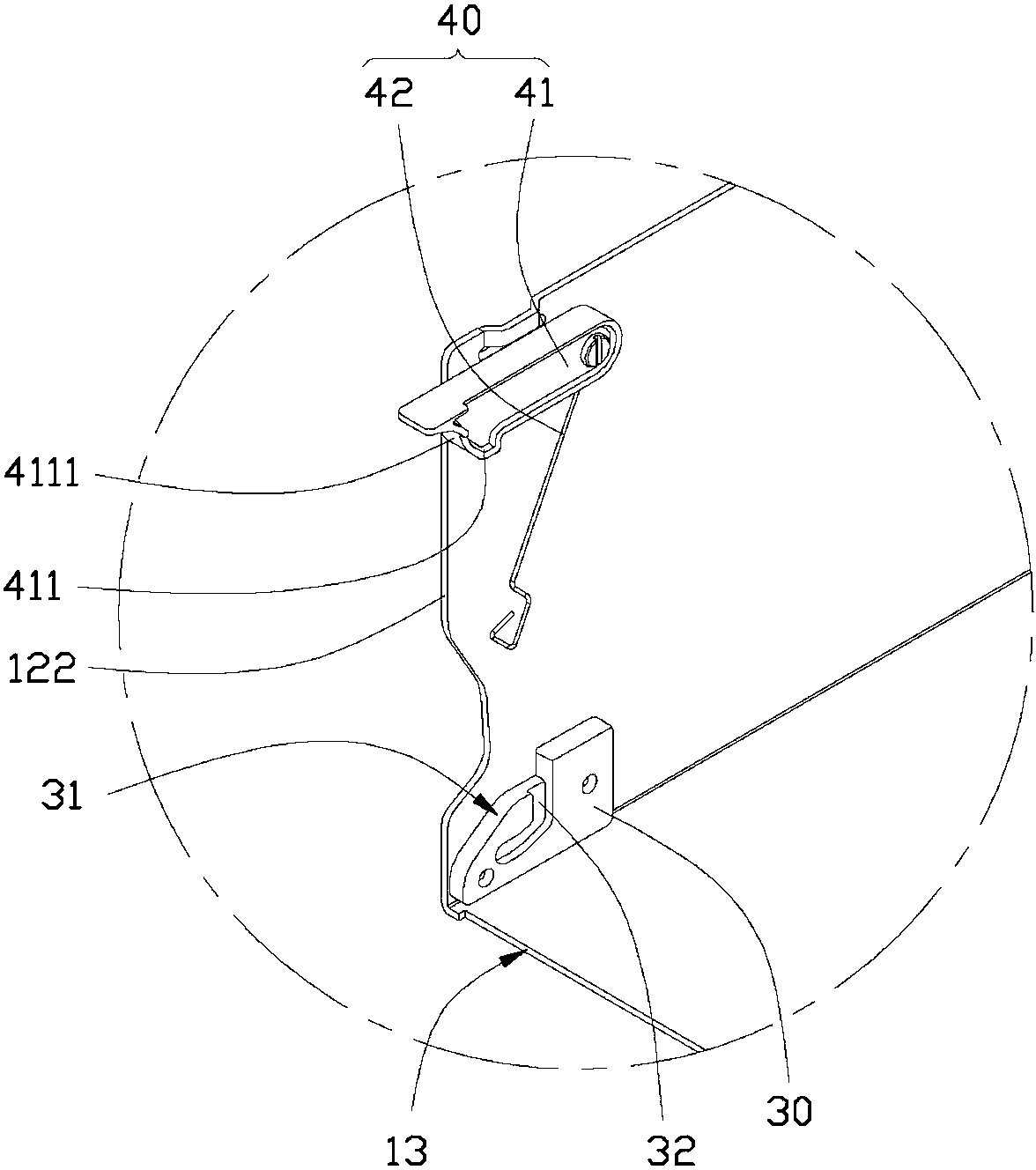 Electronic module drawing-out device