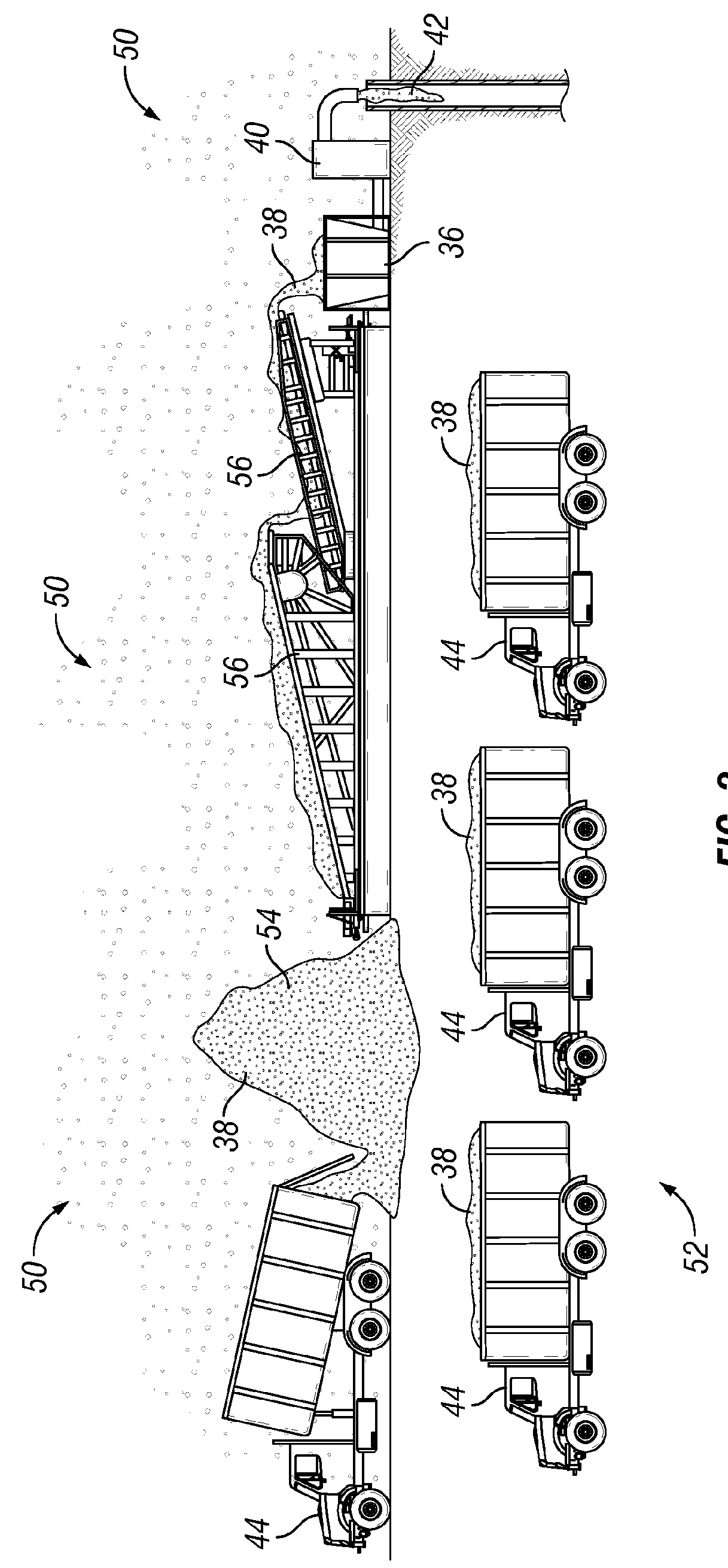 Proppant Discharge and Storage System