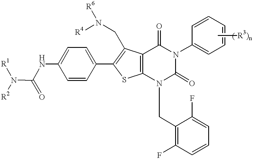 Thienopyrimidine compounds, their production and use