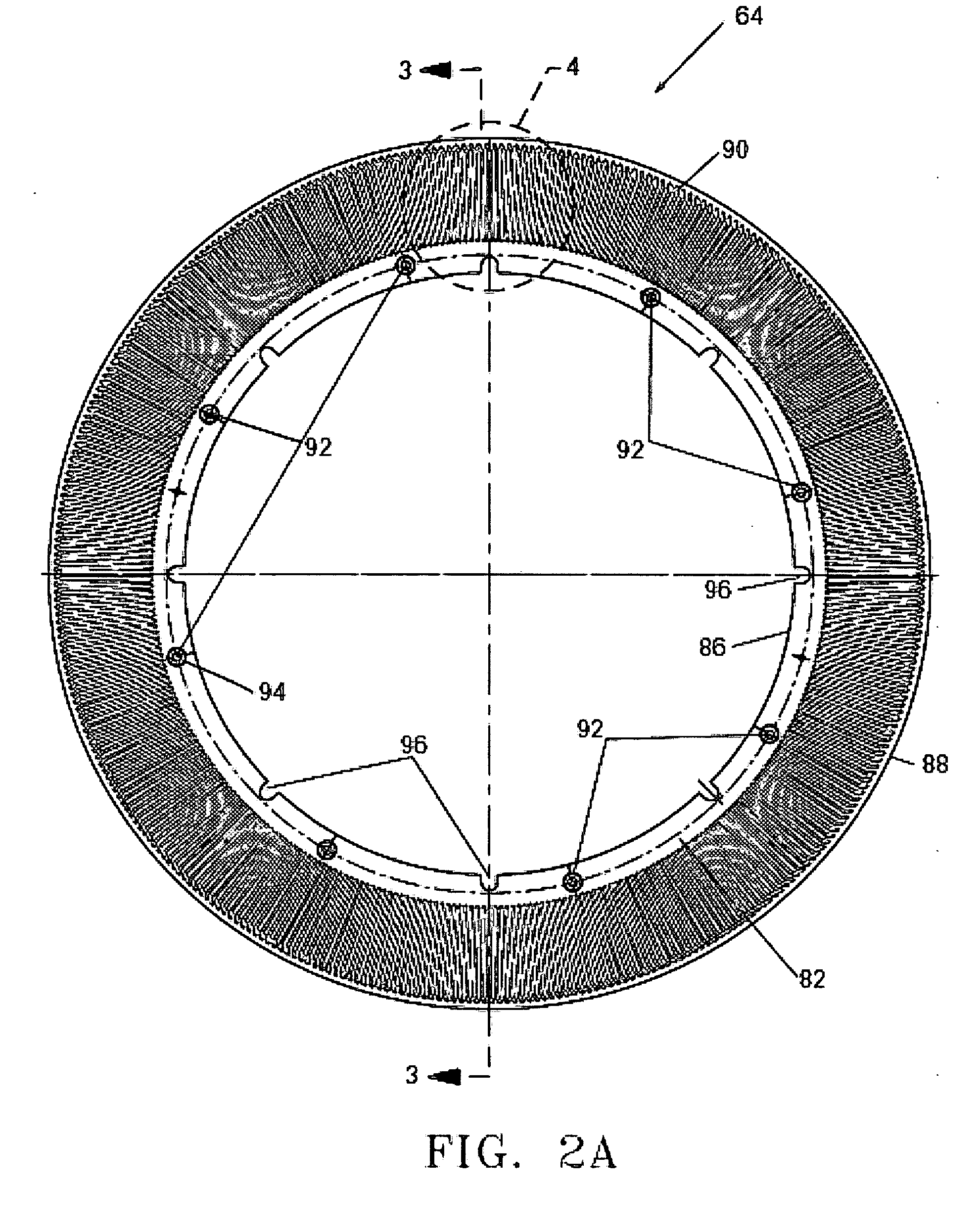 Method and apparatus for improved baffle plate