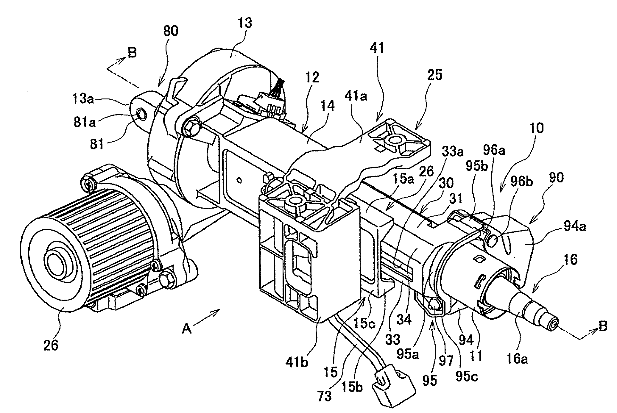 Steering apparatus for vehicle